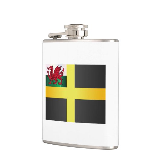 Flasques Drapeau de Saint David du Pays de Galles (Gauche)