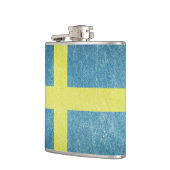 Flasques Drapeau de Suède Grunge (Gauche)