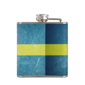 Flasques Drapeau de Suède Grunge (Dos)