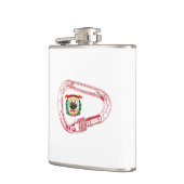 Flasques Drapeau de Virginie-Occidentale Escalade carabiner (Gauche)