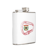 Flasques Drapeau de Virginie-Occidentale Escalade carabiner (Droite)