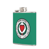 Flasques Drapeau de Worcester, Massachusetts Flask (Gauche)