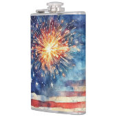 Flasques Drapeau des États-Unis. Serment d'allégeance.  (Gauche)