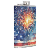 Flasques Drapeau des États-Unis. Serment d'allégeance.  (Droite)