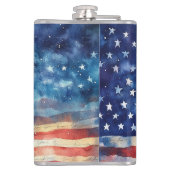 Flasques Drapeau des États-Unis. Serment d'allégeance.  (Dos)
