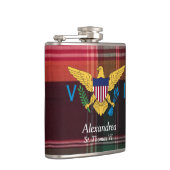 Flasques Drapeau des îles Vierges américaines Madras St. Th (Droite)