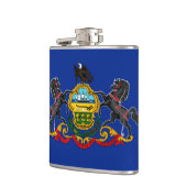 Flasques Drapeau d'État de Pennsylvanie (Gauche)