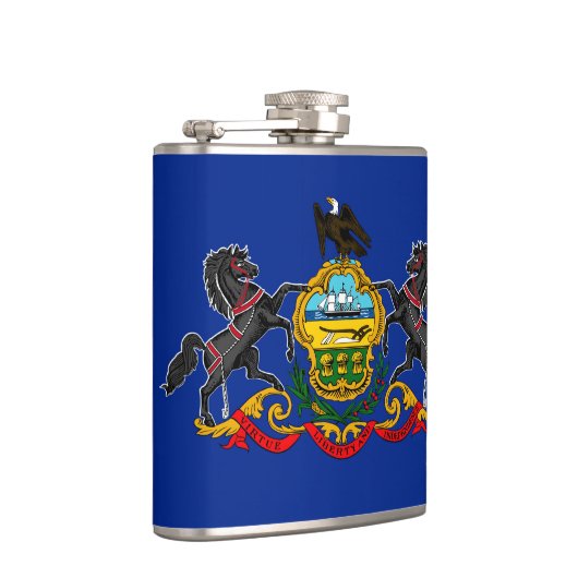 Flasques Drapeau d'État de Pennsylvanie (Droite)