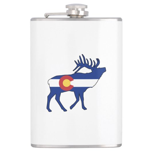 Flasques Drapeau du Colorado Elk (Devant)