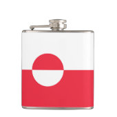 Flasques Drapeau du Groenland (Devant)