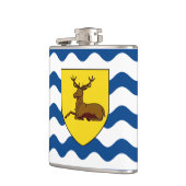 Flasques Drapeau du Hertfordshire Fiole de hanche (Gauche)