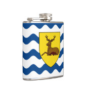 Flasques Drapeau du Hertfordshire Fiole de hanche (Droite)
