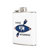 Flasques Drapeau du Kayak Wyoming (Gauche)