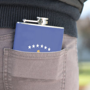 Flasques drapeau du Kosovo