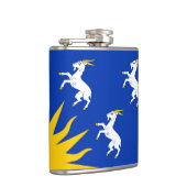 Flasques Drapeau du Merionethshire Hip Flask (Droite)