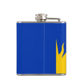 Flasques Drapeau du Merionethshire Hip Flask (Dos)