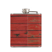 Flasques Drapeau en bois rustique du Canada (Dos)