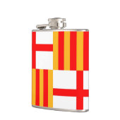 Flasques drapeau Espagne de ville de Barcelone (Gauche)