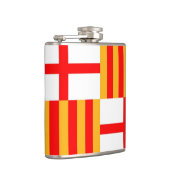 Flasques drapeau Espagne de ville de Barcelone (Droite)