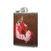 Flasques Drapeau et carte du Canada (Gauche)