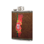 Flasques Drapeau et carte du Portugal (Gauche)