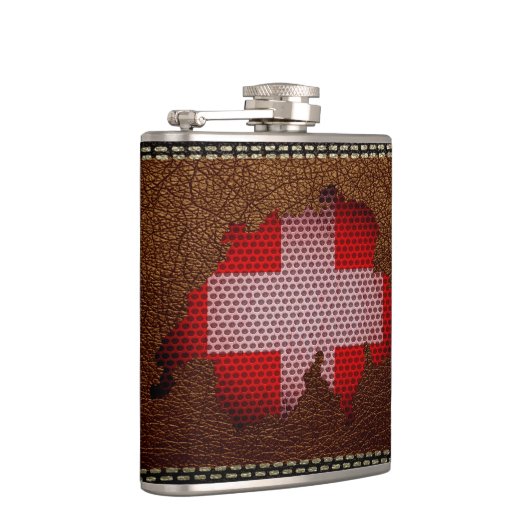 Flasques Drapeau et carte Suisse (Droite)