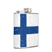 Flasques Drapeau finlandais éraillé et rayé (Droite)