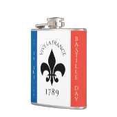 Flasques Drapeau Fleur-de-Lis Tricolore France (Gauche)