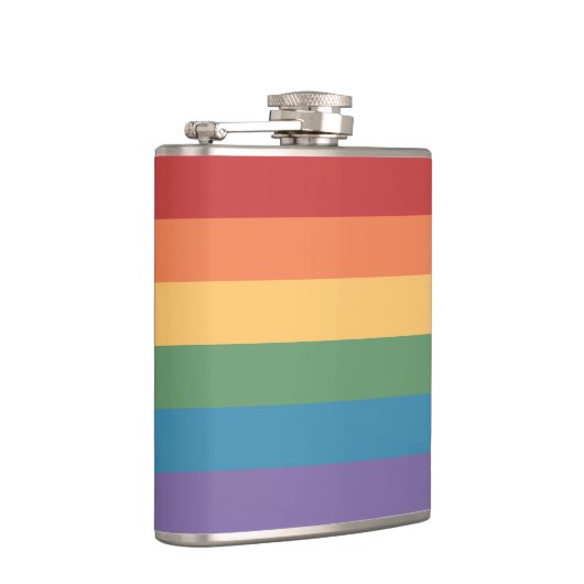 Flasques Drapeau gay pride en cuir (Droite)