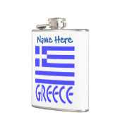 Flasques Drapeau grec Grèce Bleu Personnalisation (Gauche)