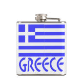 Flasques Drapeau grec Grèce Bleu Personnalisation (Dos)