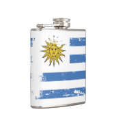 Flasques Drapeau grunge de l'Uruguay (Droite)