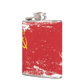 Flasques Drapeau grunge d'Union Soviétique - URSS (Gauche)