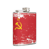 Flasques Drapeau grunge d'Union Soviétique - URSS (Droite)