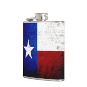 Flasques Drapeau grunge noir d'état du Texas (Gauche)