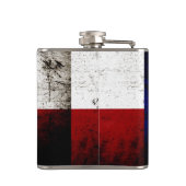Flasques Drapeau grunge noir d'état du Texas (Dos)