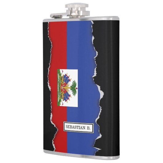 Flasques Drapeau haïtien classique (Gauche)