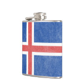Flasques Drapeau Islande Grunge (Gauche)