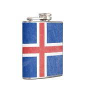 Flasques Drapeau Islande Grunge (Droite)