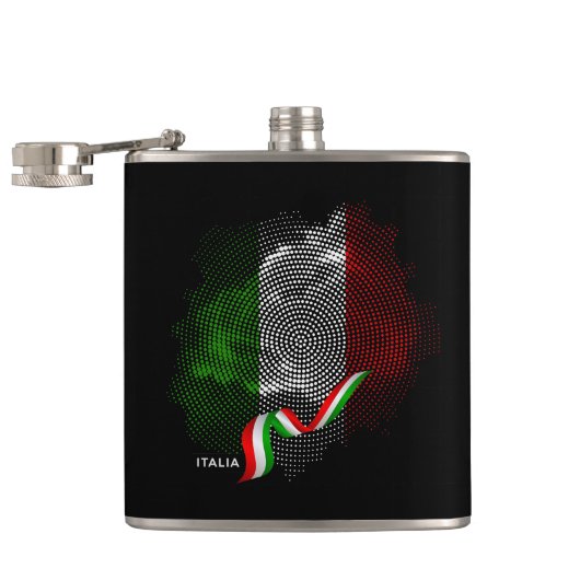 Flasques Drapeau italien (Ouvert)