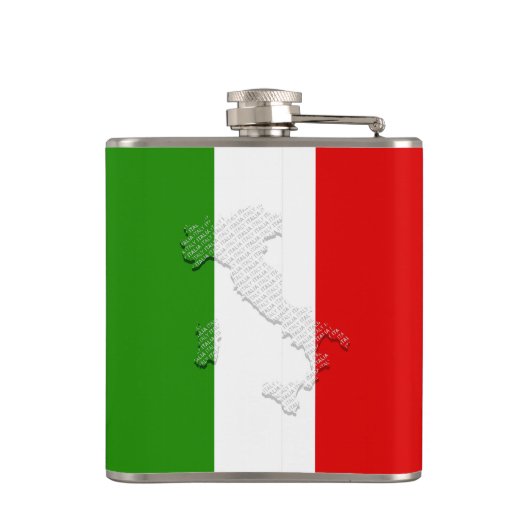 Flasques Drapeau italien (Dos)