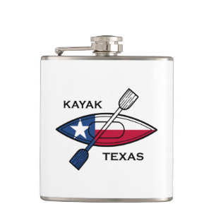 Flasques Drapeau Kayak Texas