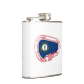 Flasques Drapeau Kentucky Escalade carabiner (Droite)