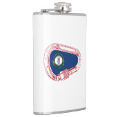Flasques Drapeau Kentucky Escalade carabiner (Droite)