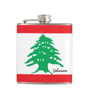 Flasques Drapeau libanais et fan de sports