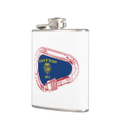 Flasques Drapeau Oregon Escalade carabiner (Gauche)