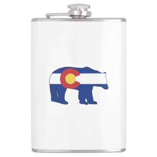 Flasques Drapeau Ours du Colorado