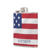 Flasques Drapeau Patriotic Stars and Stripes Bleu Blanc USA (Gauche)