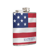 Flasques Drapeau Patriotic Stars and Stripes Bleu Blanc USA (Droite)