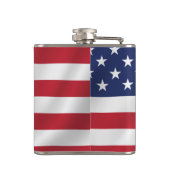 Flasques Drapeau Patriotic Stars and Stripes Bleu Blanc USA (Dos)